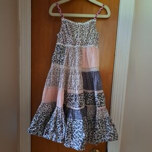 Floral Patchwork Sundress by Cutey Couture